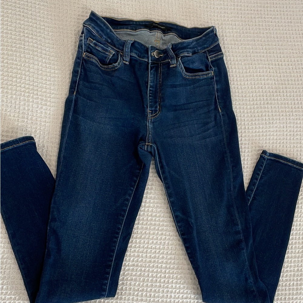Flying monkey skinny jeans, dark wash, stretch skinny jeggings